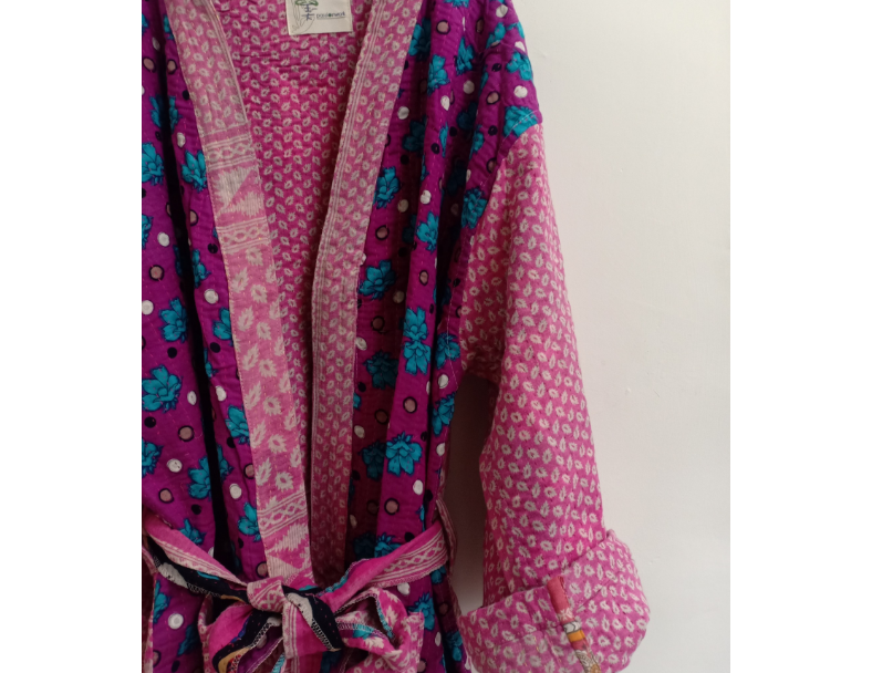 老甘達外套 / 舊粉紫小蘭花 5