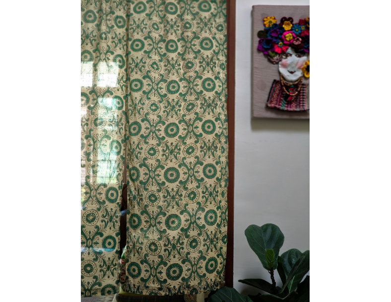 木印門簾-蘿藦 4