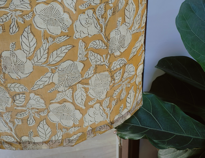 木印門簾-桂花 4