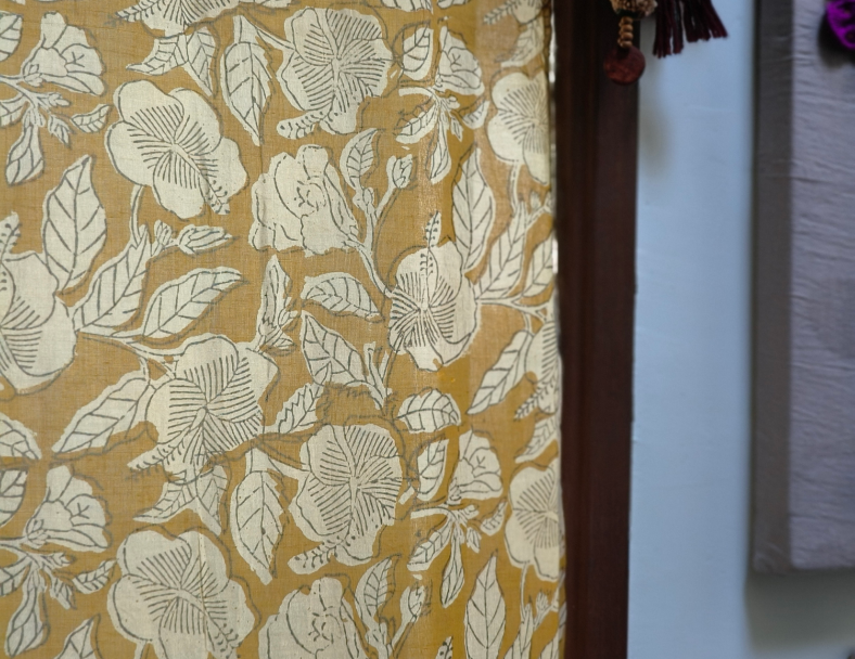 木印門簾-桂花 5