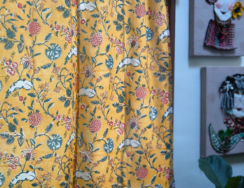 木印門簾-金芒花 4