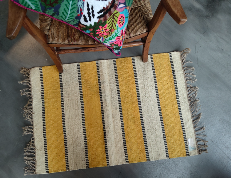 白油菜黃.農莊毯 3