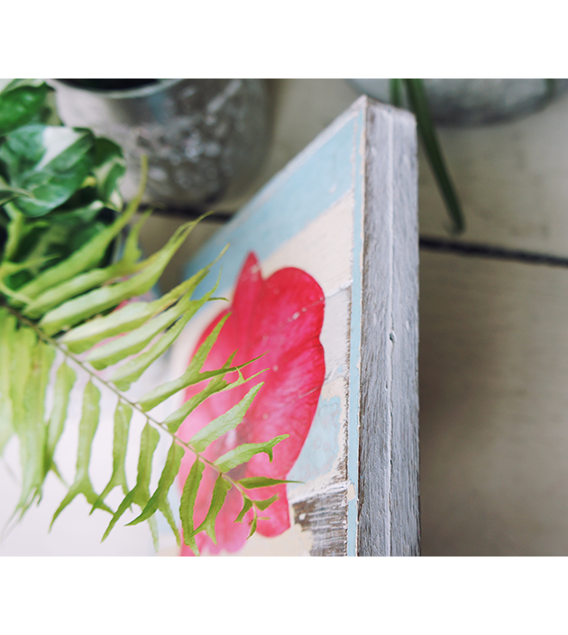 舊料手繪花版畫.C 2